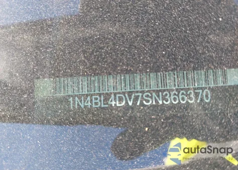 2025 Nissan Altima Sv Fwd из США, поврежденный, VIN 1N4BL4DV7SN366370